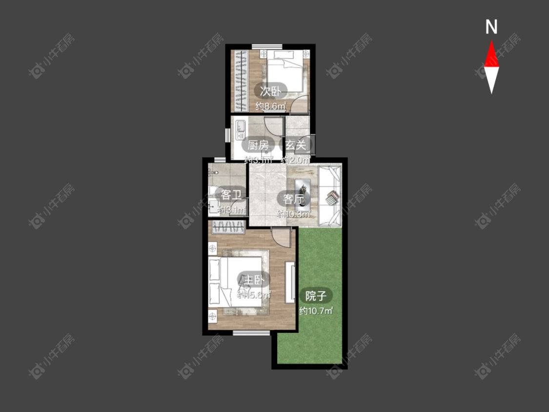 常州翠竹新村南区在售二手房房源户型图_小牛看房