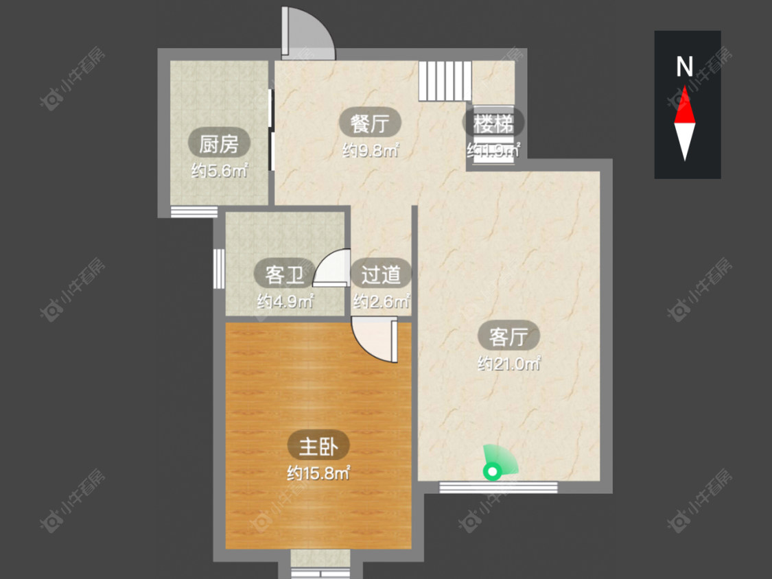 常州观墩花苑在售二手房源户型图_小牛看房