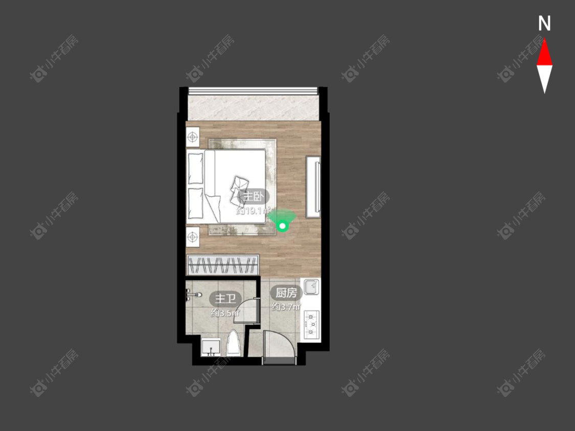常州宝龙城市广场在售二手房源户型图_小牛看房