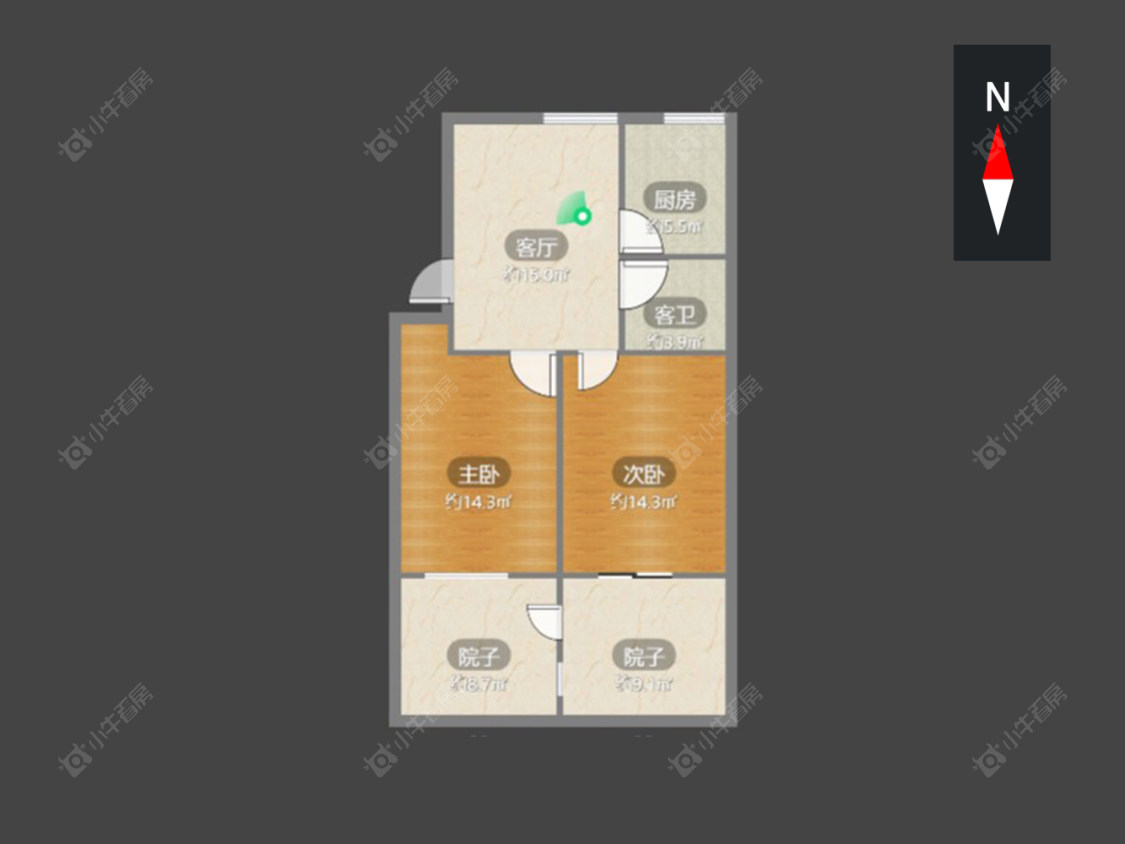 常州河苑新村在售二手房源户型图_小牛看房