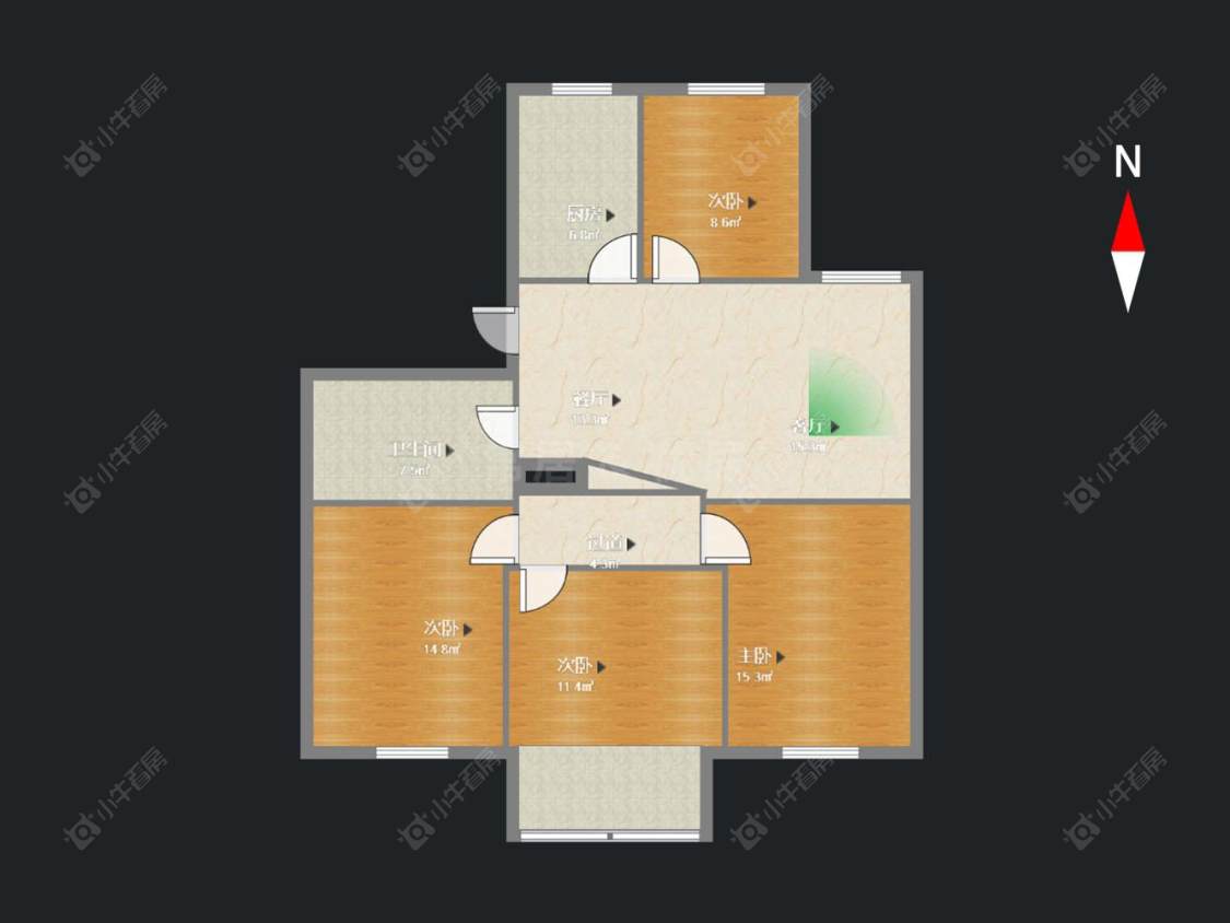 常州锦绣东苑在售二手房源户型图_小牛看房