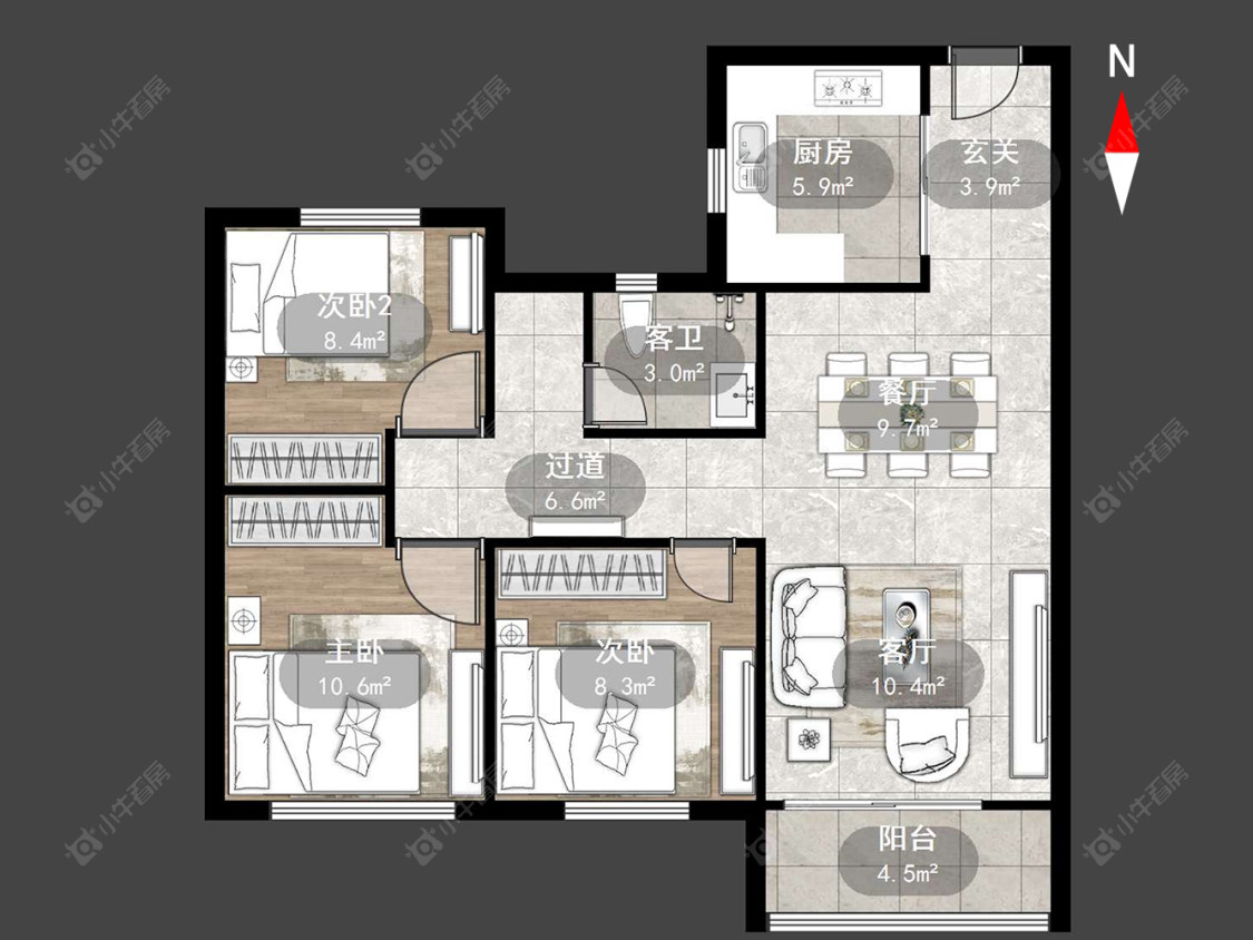 常州大明丰泰苑在售二手房源户型图_小牛看房