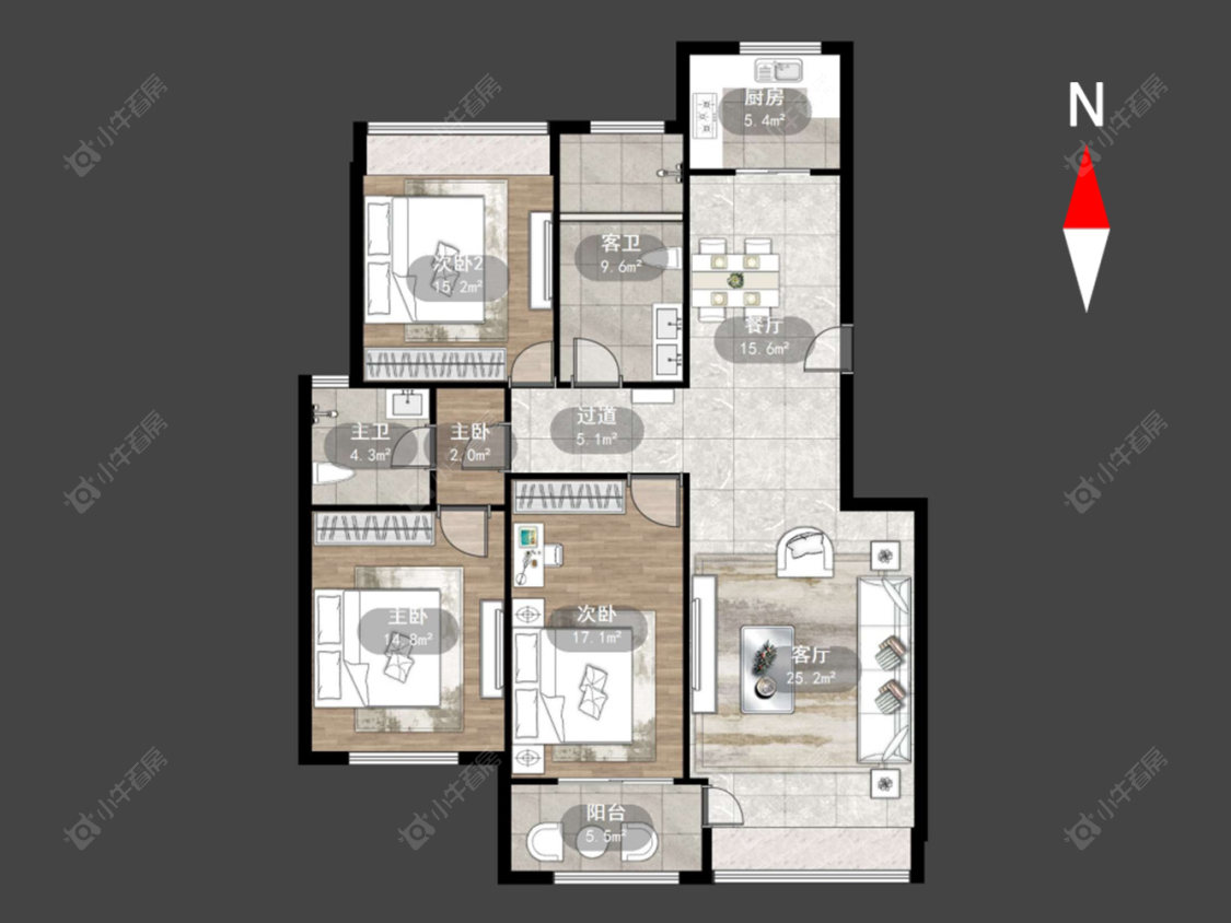 顺园六村房源户型图 常州顺园六村在售二手房源户型图_小牛看房