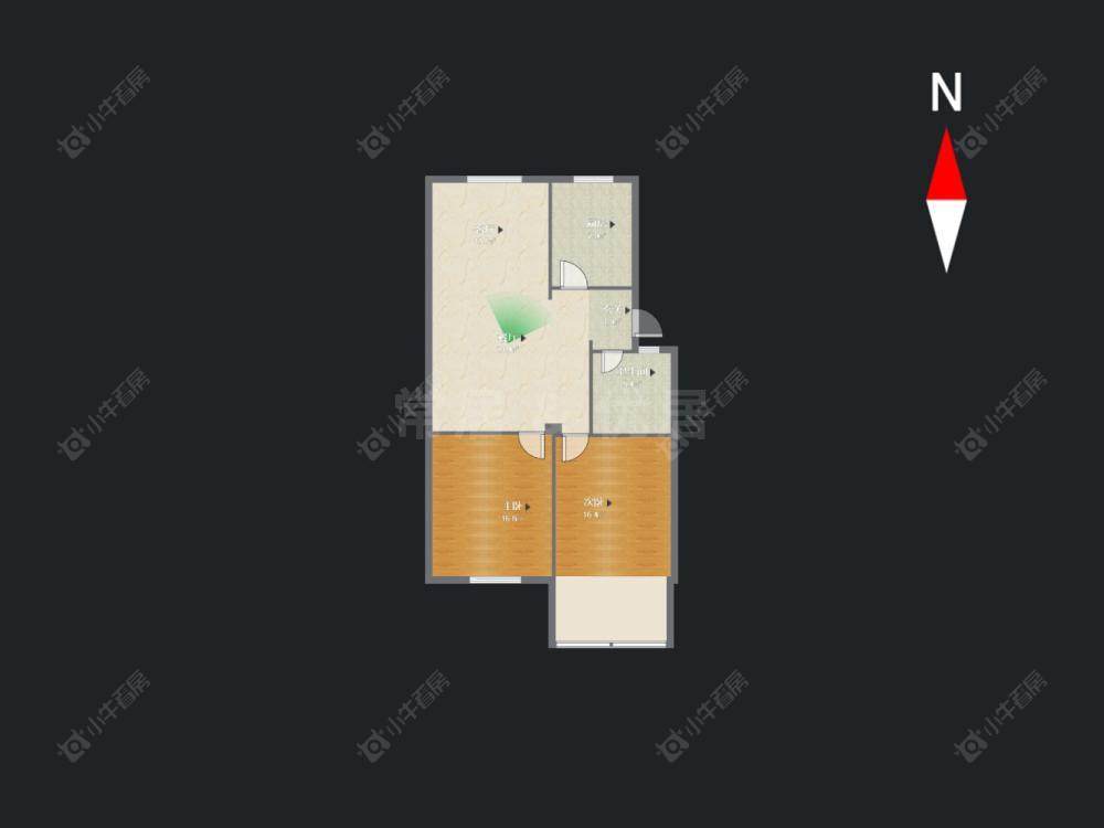 常州北环南苑在售二手房源户型图_小牛看房