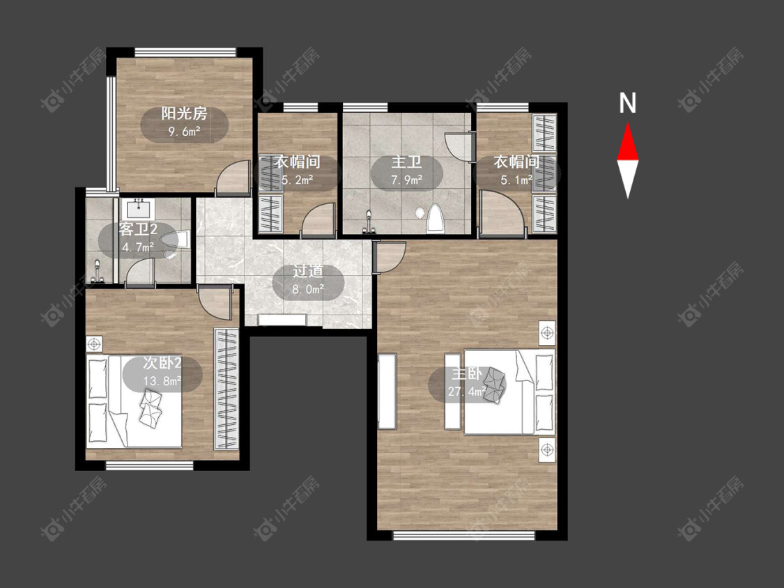 常州绿都万和城二区在售二手房源户型图_小牛看房