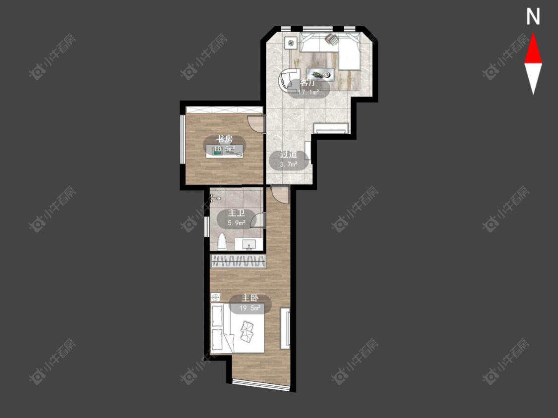 常州怀德苑在售二手房源户型图_小牛看房