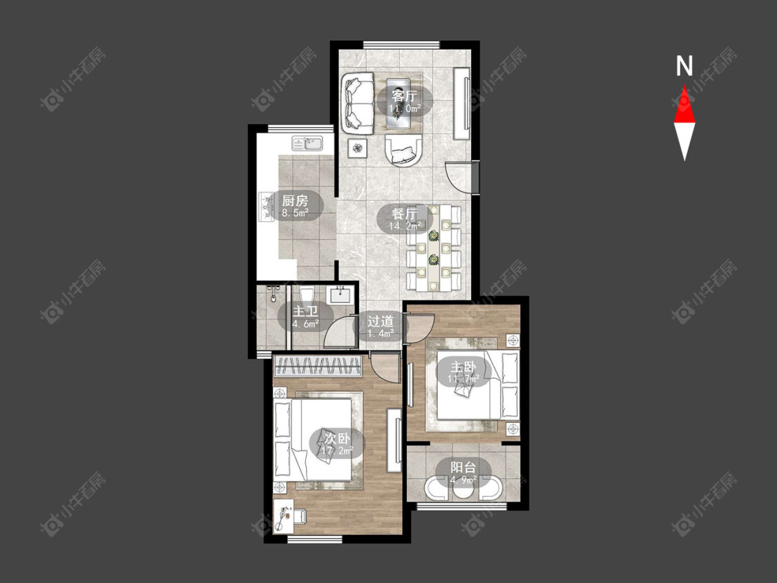 怡枫苑房源户型图 常州怡枫苑在售二手房源户型图_小牛看房
