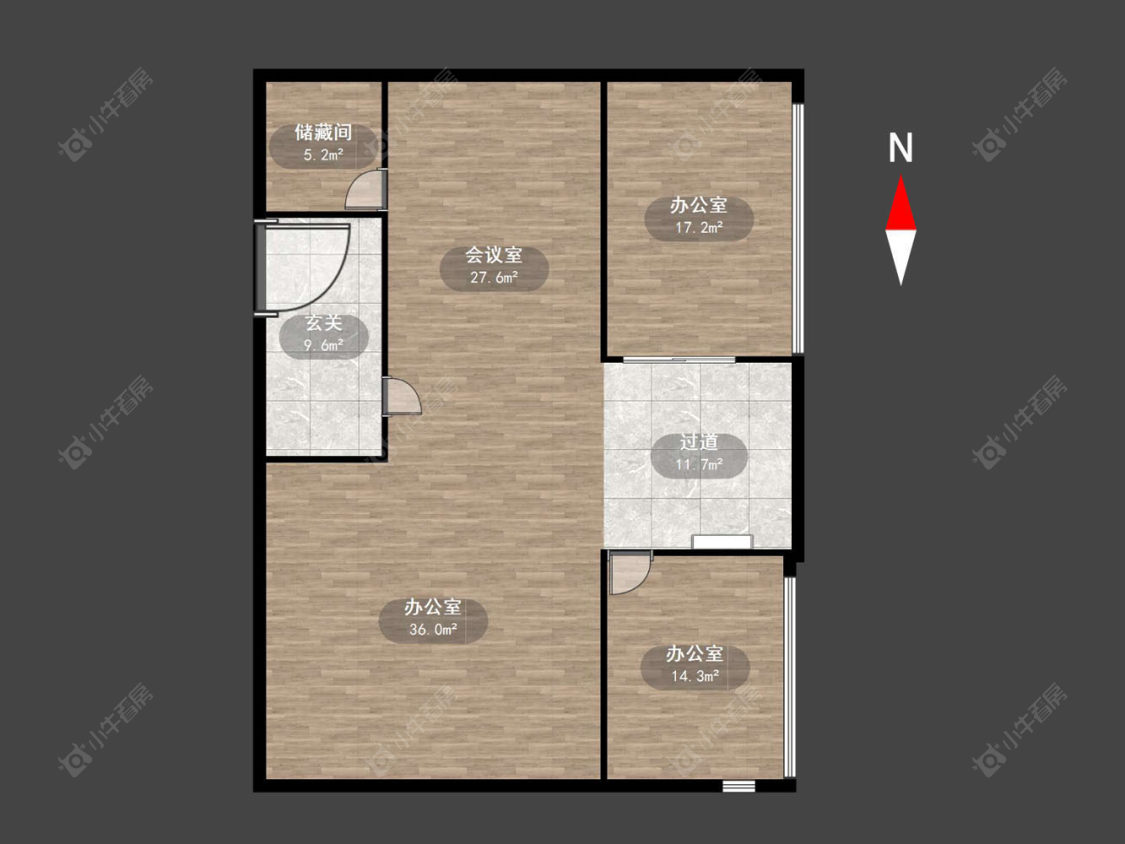 常州府琛商务广场在售二手房源户型图_小牛看房