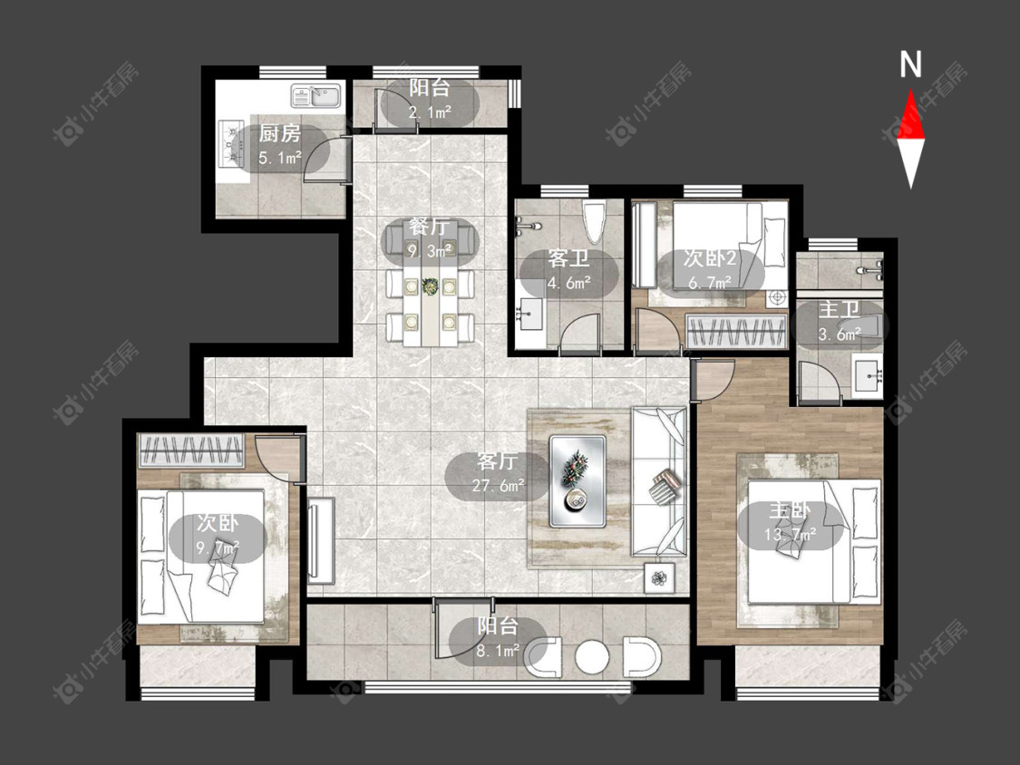 文澜国宾房源户型图 常州文澜国宾在售二手房源户型图_小牛看房