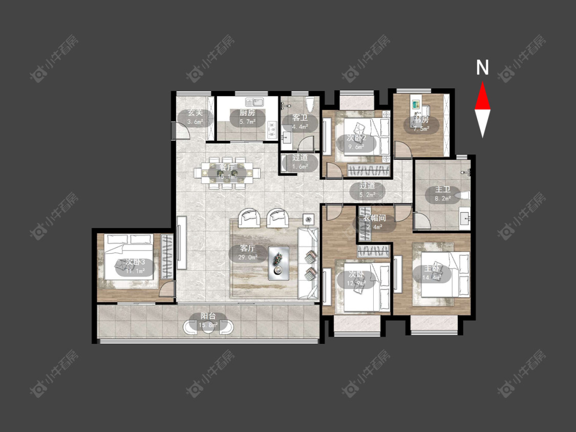 旭辉铂悦天宁房源户型图 常州旭辉铂悦天宁在售二手房源户型图_小牛看房
