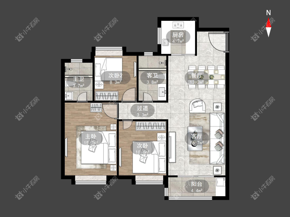 常州华润紫云府在租房源_小牛看房