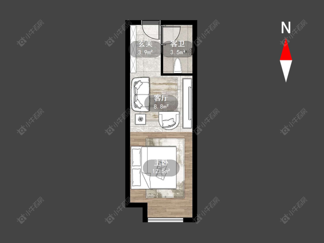 常州龙湖星图在售二手房源户型图_小牛看房
