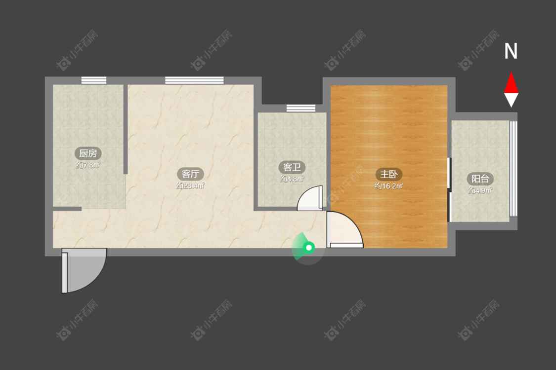 常州万博生活广场在售二手房源户型图_小牛看房