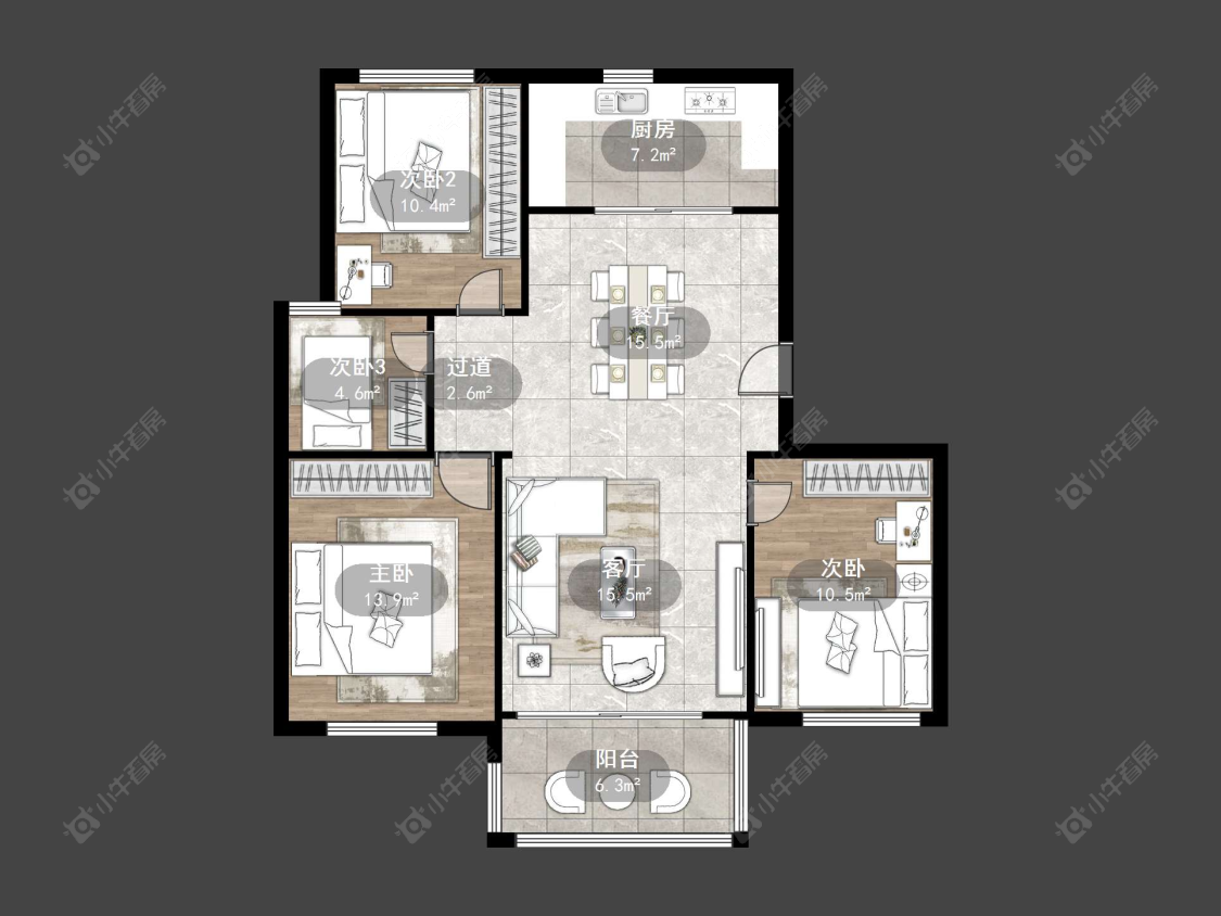 丹阳世纪豪都在售二手房源户型图_小牛看房