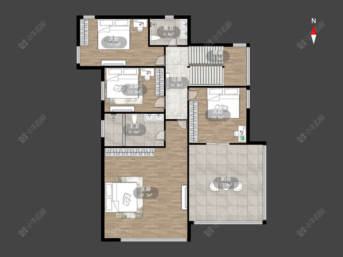 常州紫金园在售二手房源户型图_小牛看房