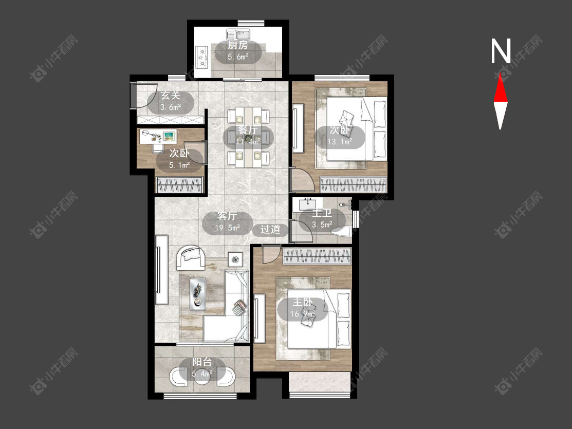 菱溪名居房源户型图 常州菱溪名居在售二手房源户型图_小牛看房
