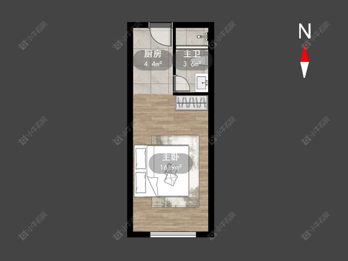 常州弘阳天下锦公寓在售二手房源户型图_小牛看房