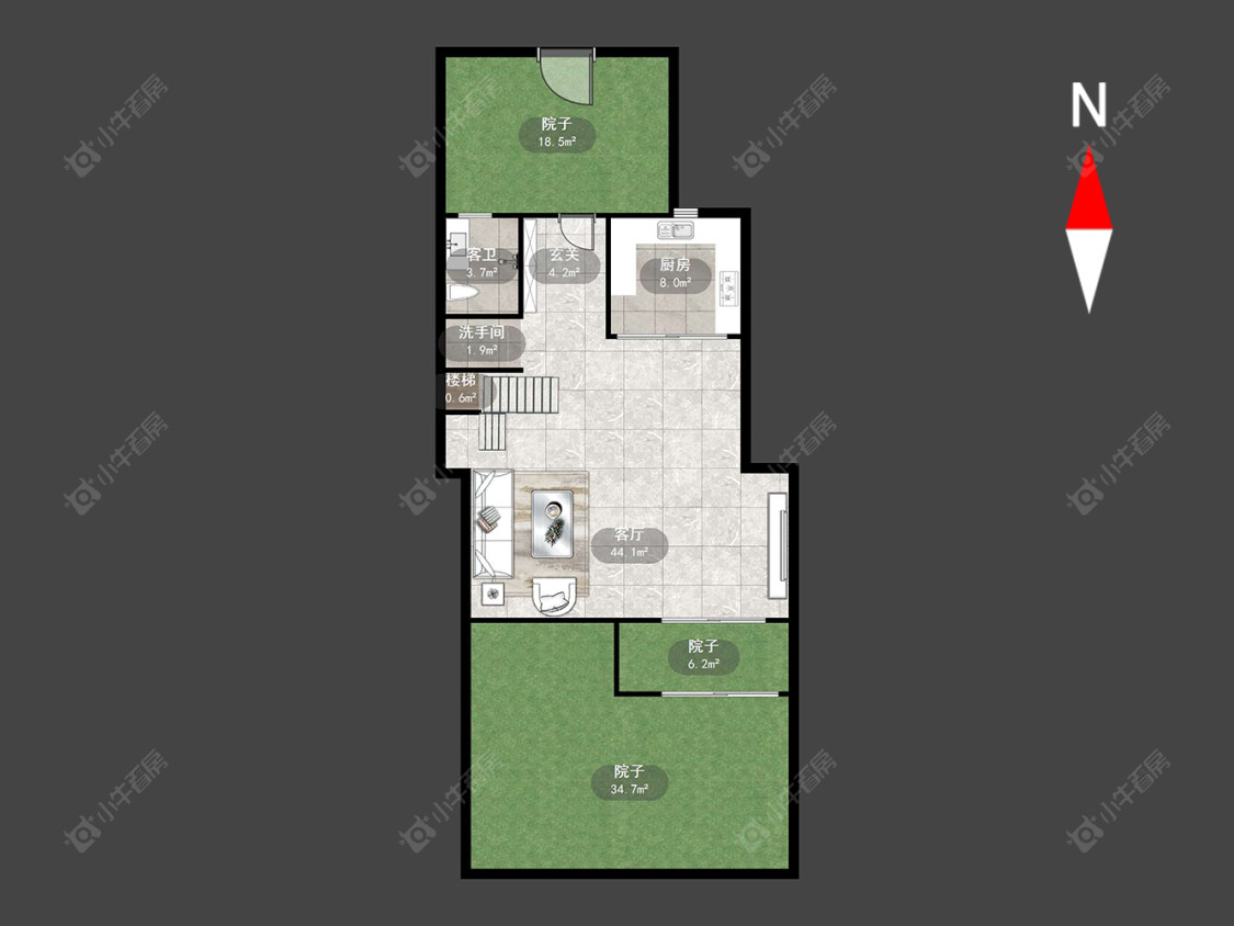 常州牡丹三江公馆在售二手房源户型图_小牛看房
