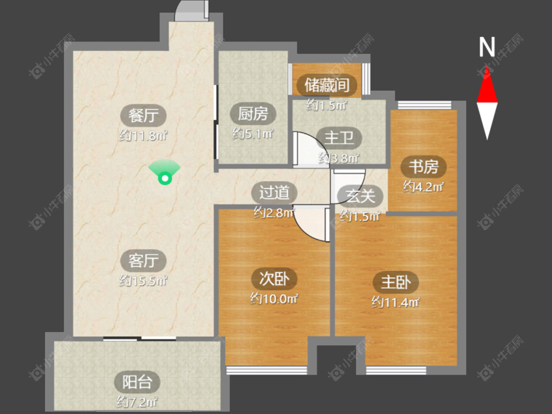 佳兆业凤凰湖壹号房源户型图 常州佳兆业凤凰湖壹号在售二手房源户型图_小牛看房