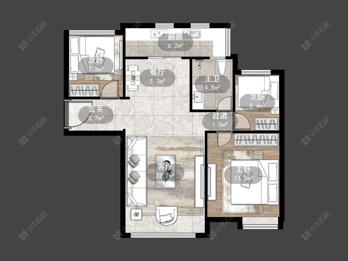 丹阳碧桂园在售二手房源户型图_小牛看房