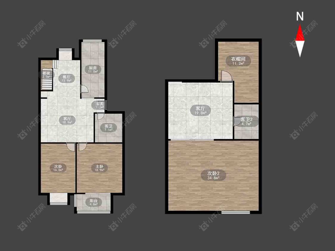 常州福满园4室3厅2卫在售二手房房源图片