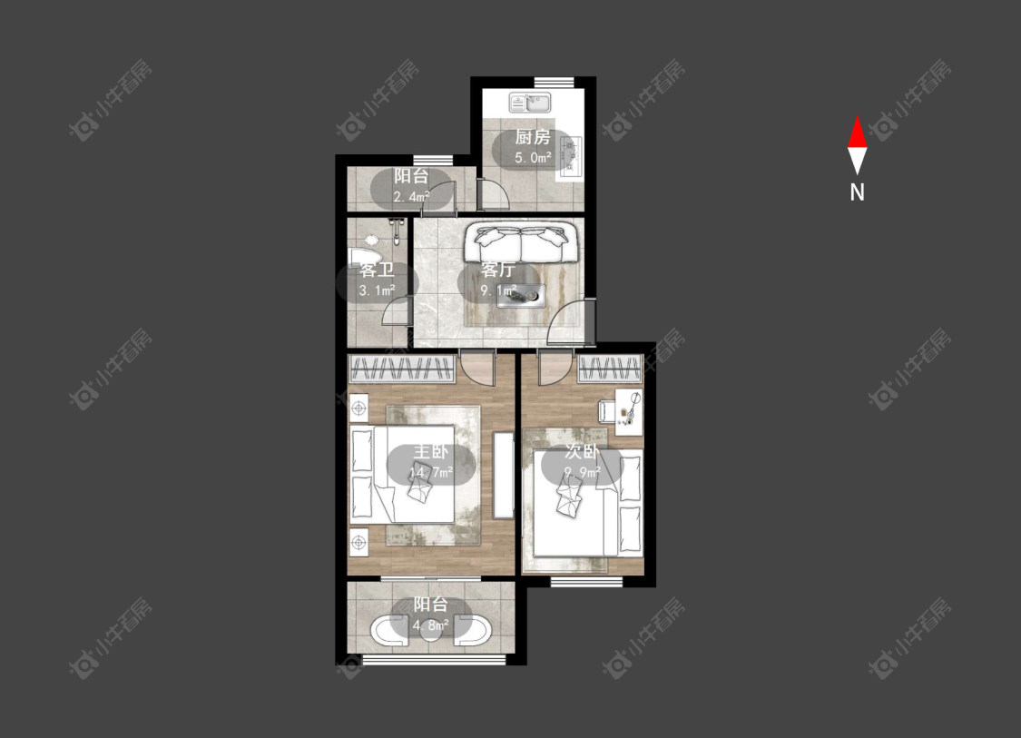常州浦北新村在售二手房源_小牛看房