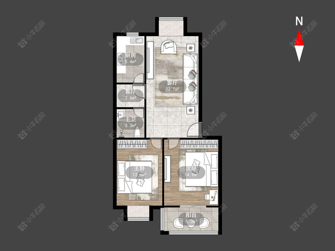 陈渡新苑房源户型图 常州陈渡新苑在售二手房源户型图_小牛看房