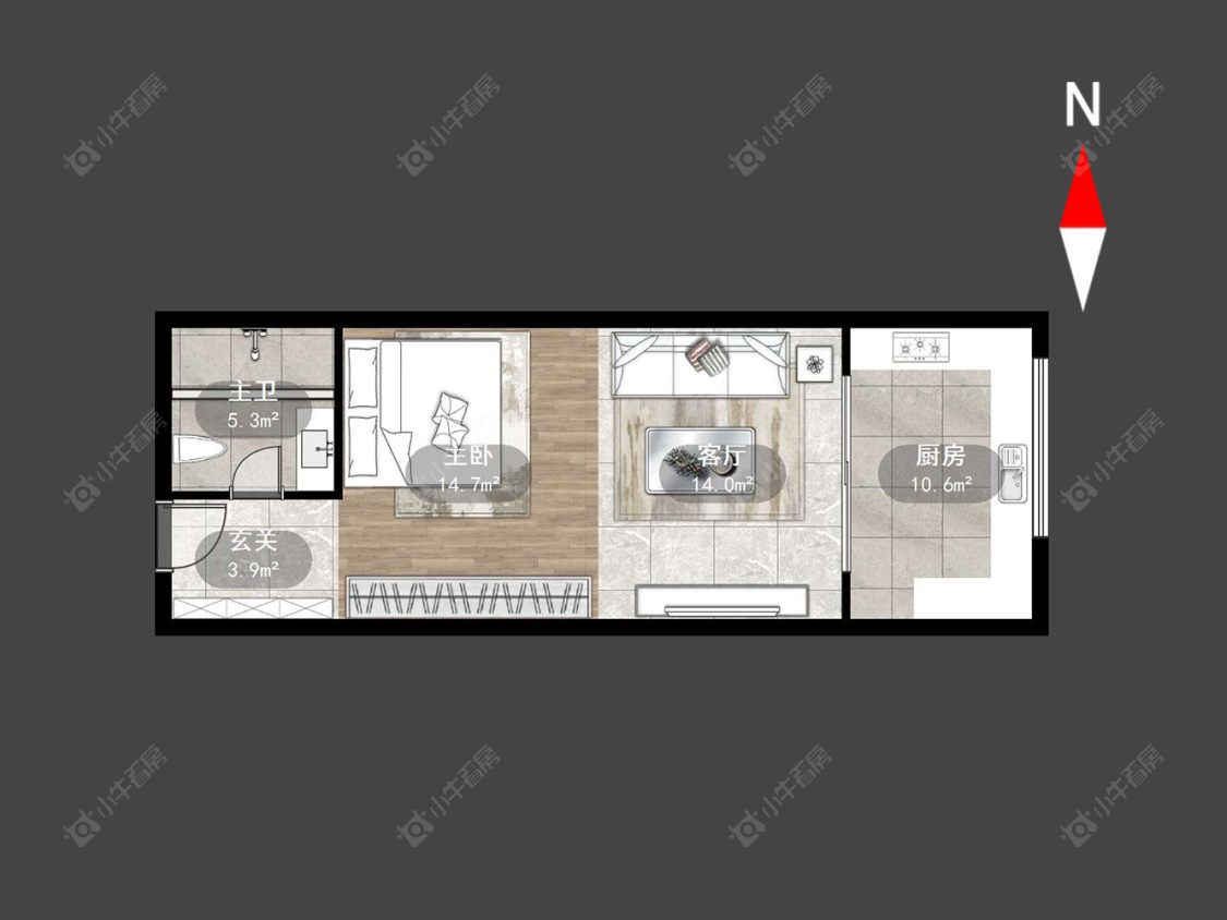 常州天禄商务广场在售二手房源户型图_小牛看房