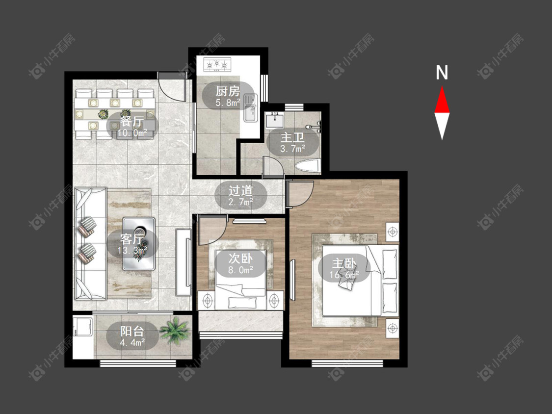 常州绿地世纪城三期在售二手房源户型图_小牛看房