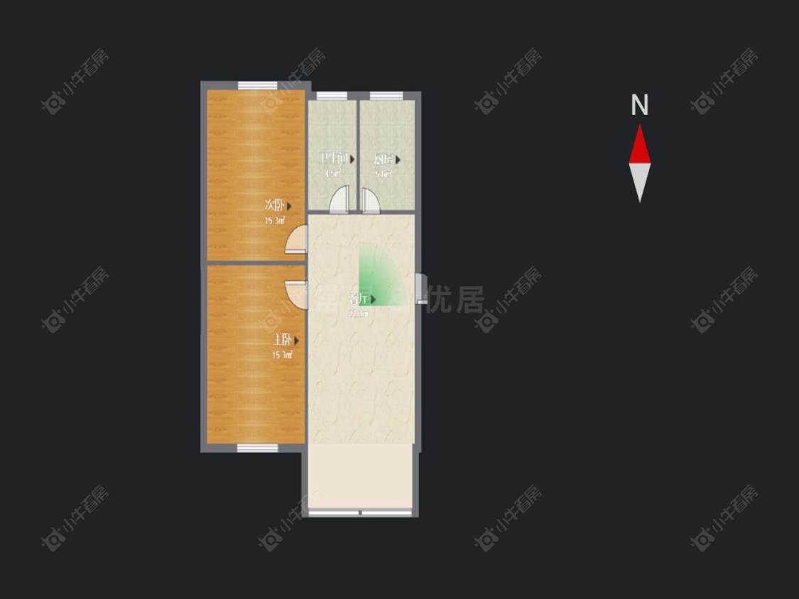 常州汇丰一村在售二手房源户型图_小牛看房