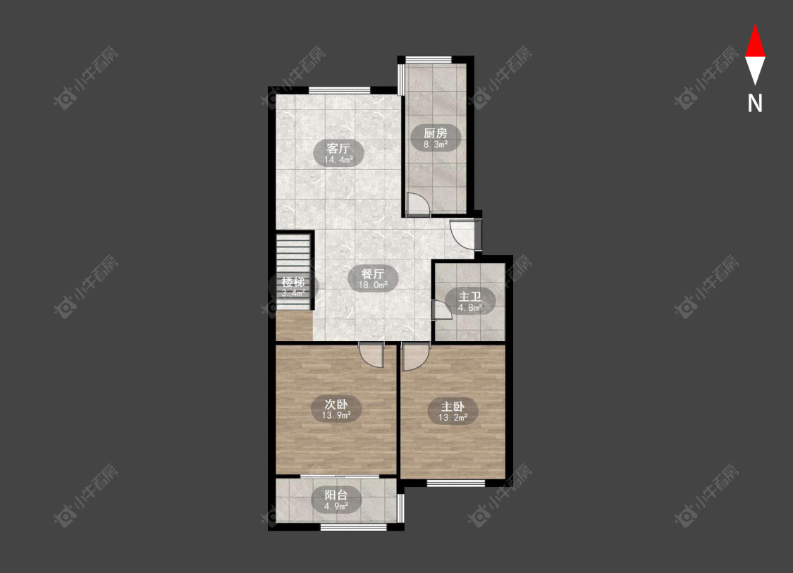 常州桃园公寓在售二手房房源户型图_小牛看房