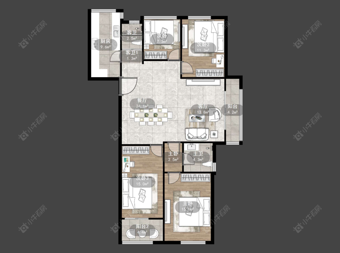 常州佳兆业凤凰湖壹号在售二手房源户型图_小牛看房