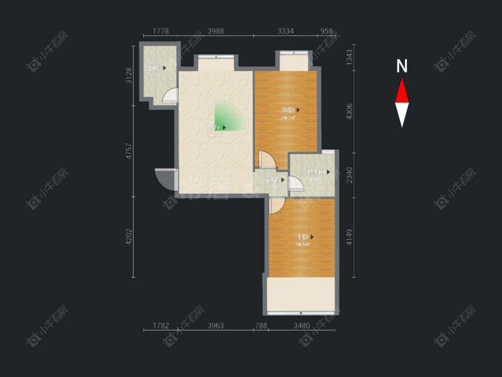 常州月馨苑在售二手房源户型图_小牛看房