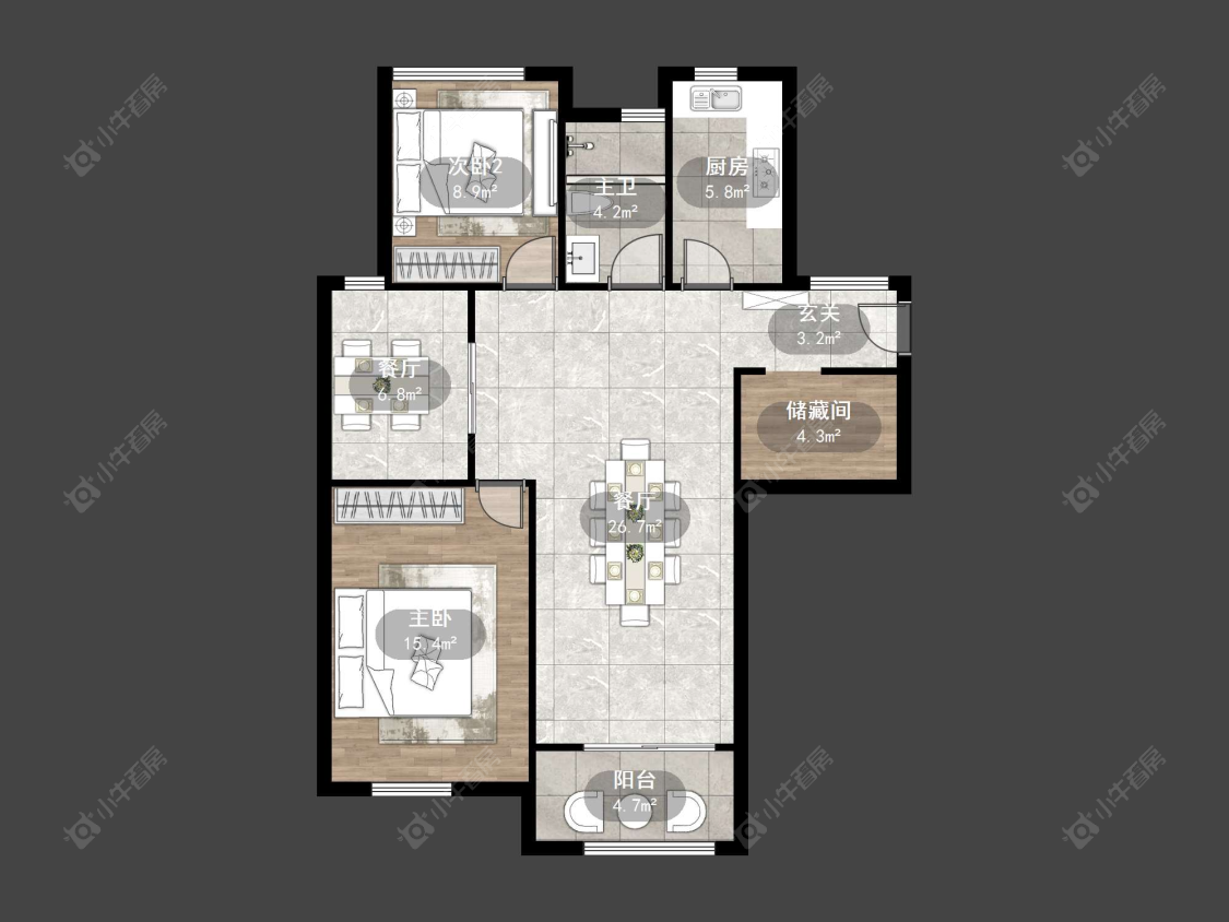 丹阳丹凤国际在售二手房源户型图_小牛看房