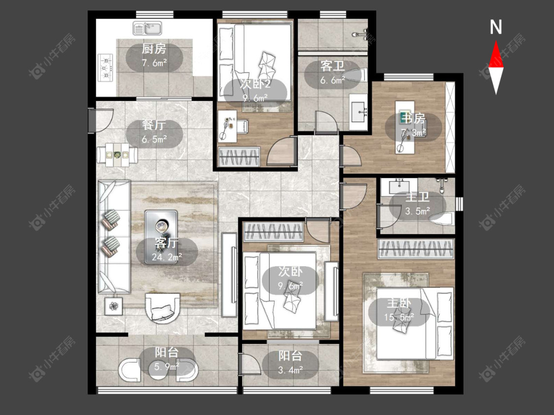 上东区房源户型图 常州上东区在售二手房源户型图_小牛看房