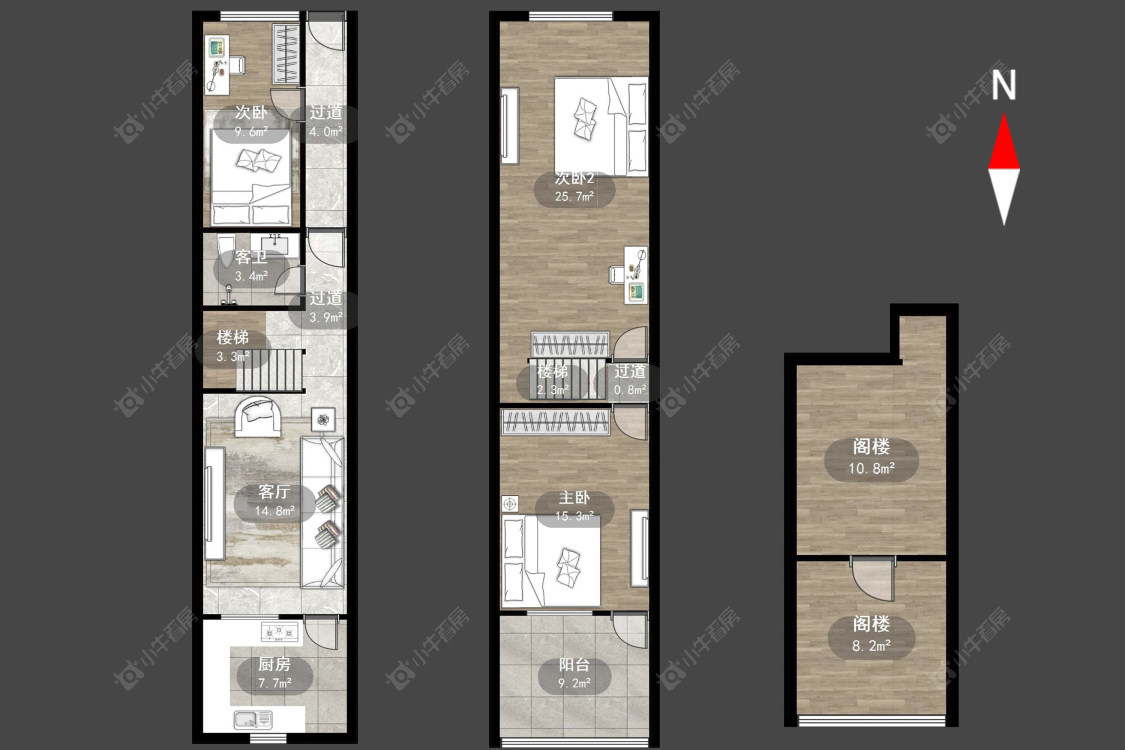 常州湖塘花园新村在售二手房源户型图_小牛看房