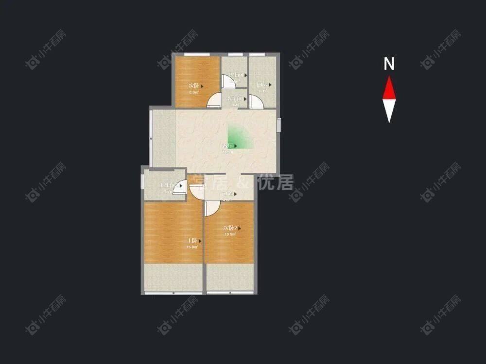 常州百兴澜庭在售二手房源户型图_小牛看房