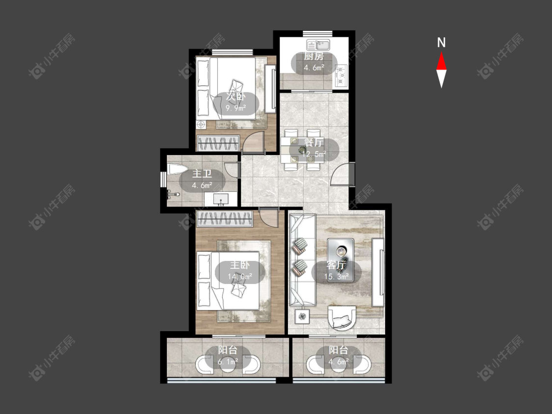 常州嘉泽新苑在售二手房源户型图_小牛看房