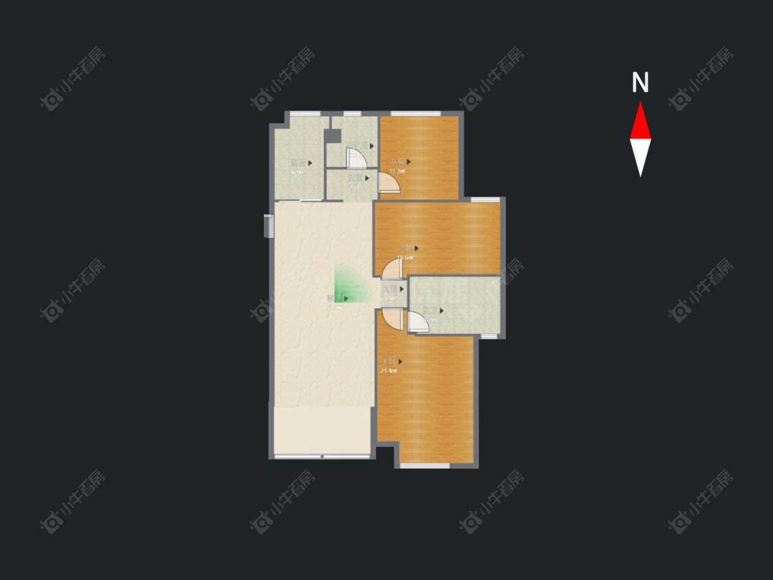 常州香溢紫郡四期在售二手房房源户型图_小牛看房