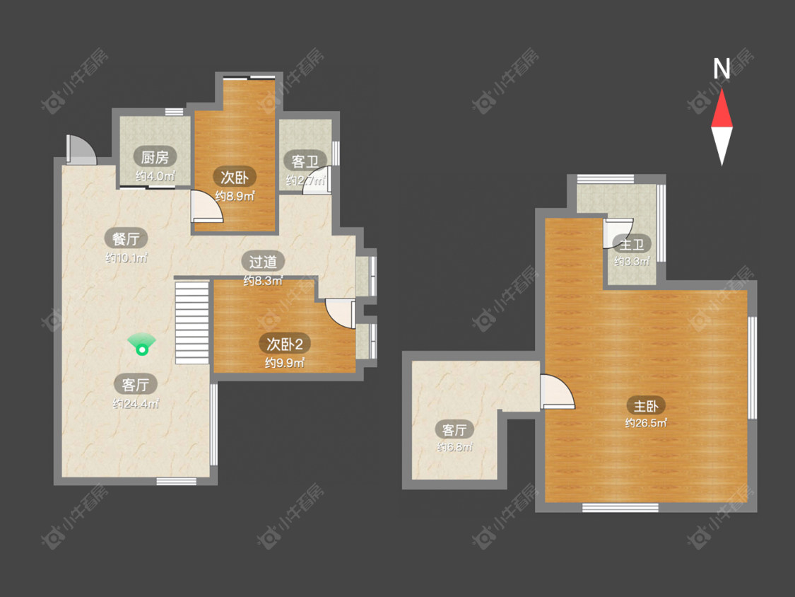 常州福康宁花园在售二手房源户型图_小牛看房