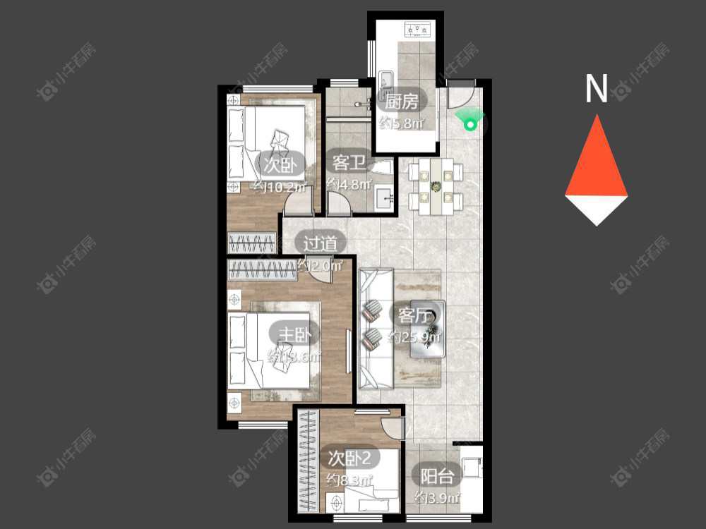 常州常发御龙山花园在售二手房_小牛看房