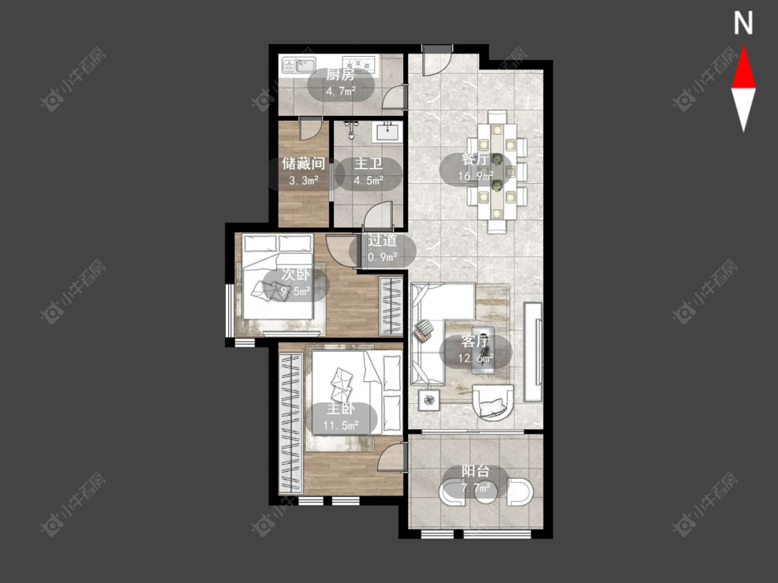 凯悦中心房源户型图 常州凯悦中心在售二手房源户型图_小牛看房