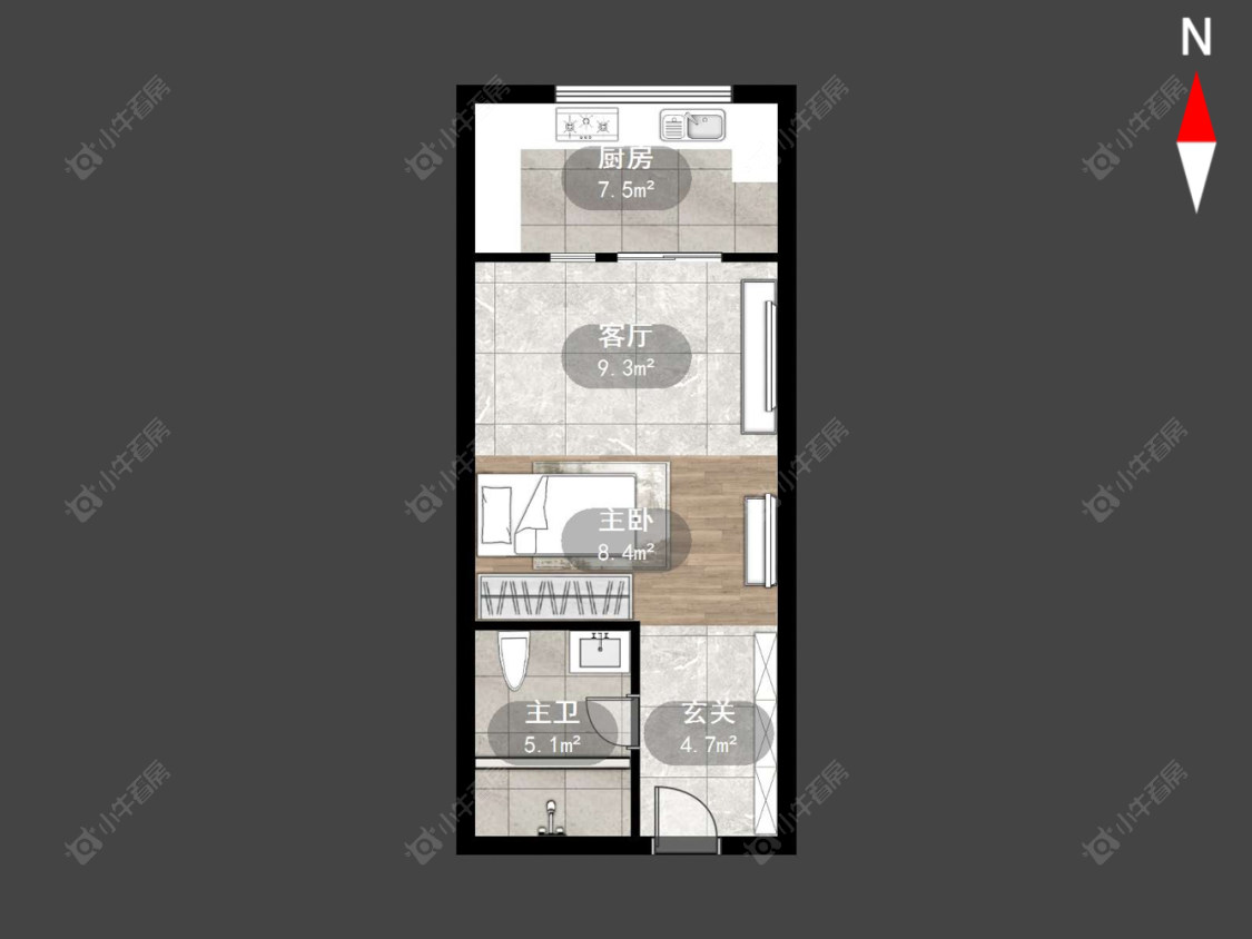 常州吾悦国际在售二手房源户型图_小牛看房