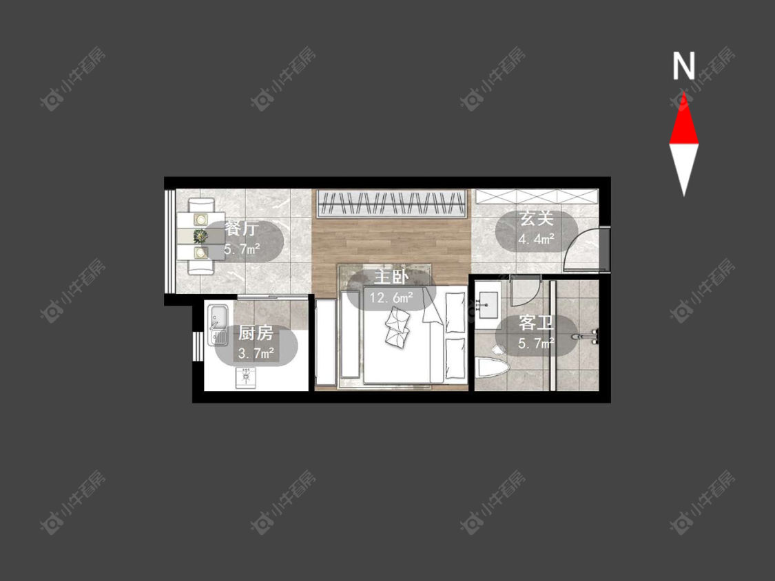 新城尚东区花园西区房源户型图 常州新城尚东区花园西区在售二手房源户型图_小牛看房