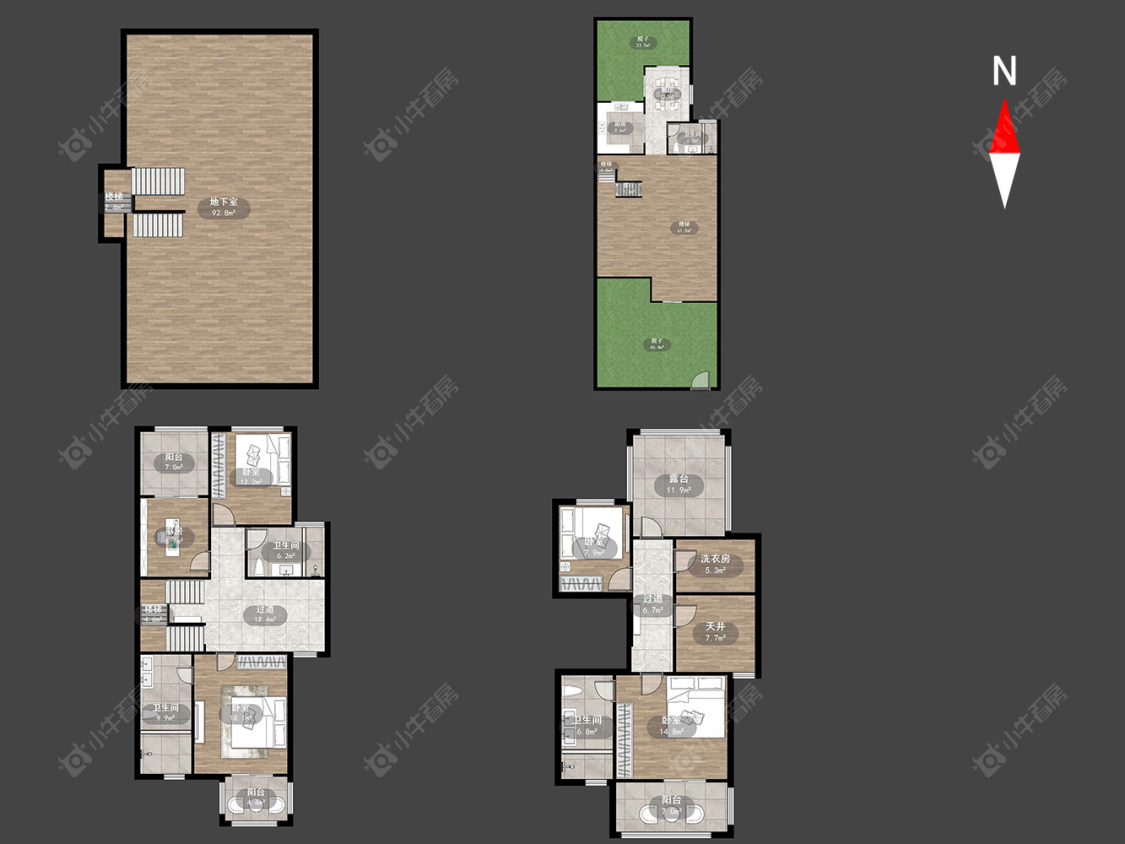 新城长岛房源户型图 常州新城长岛在售二手房源户型图_小牛看房