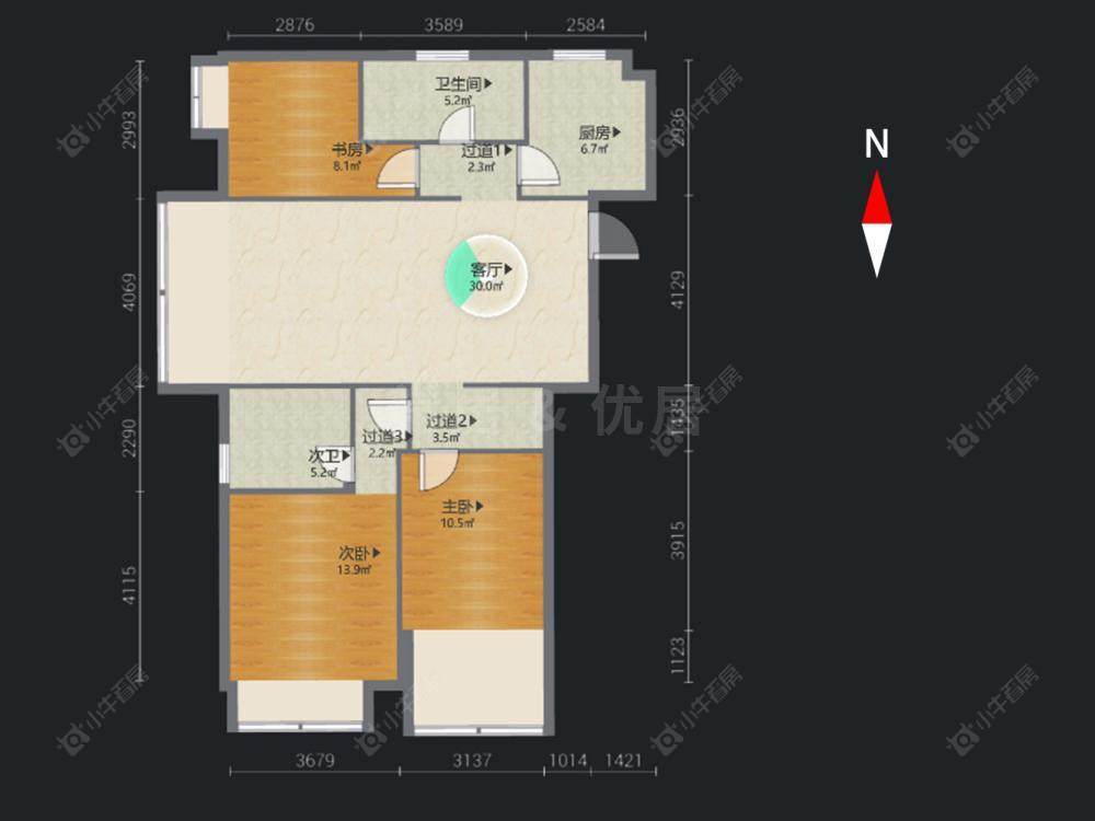 常州星都景苑在售二手房源户型图_小牛看房