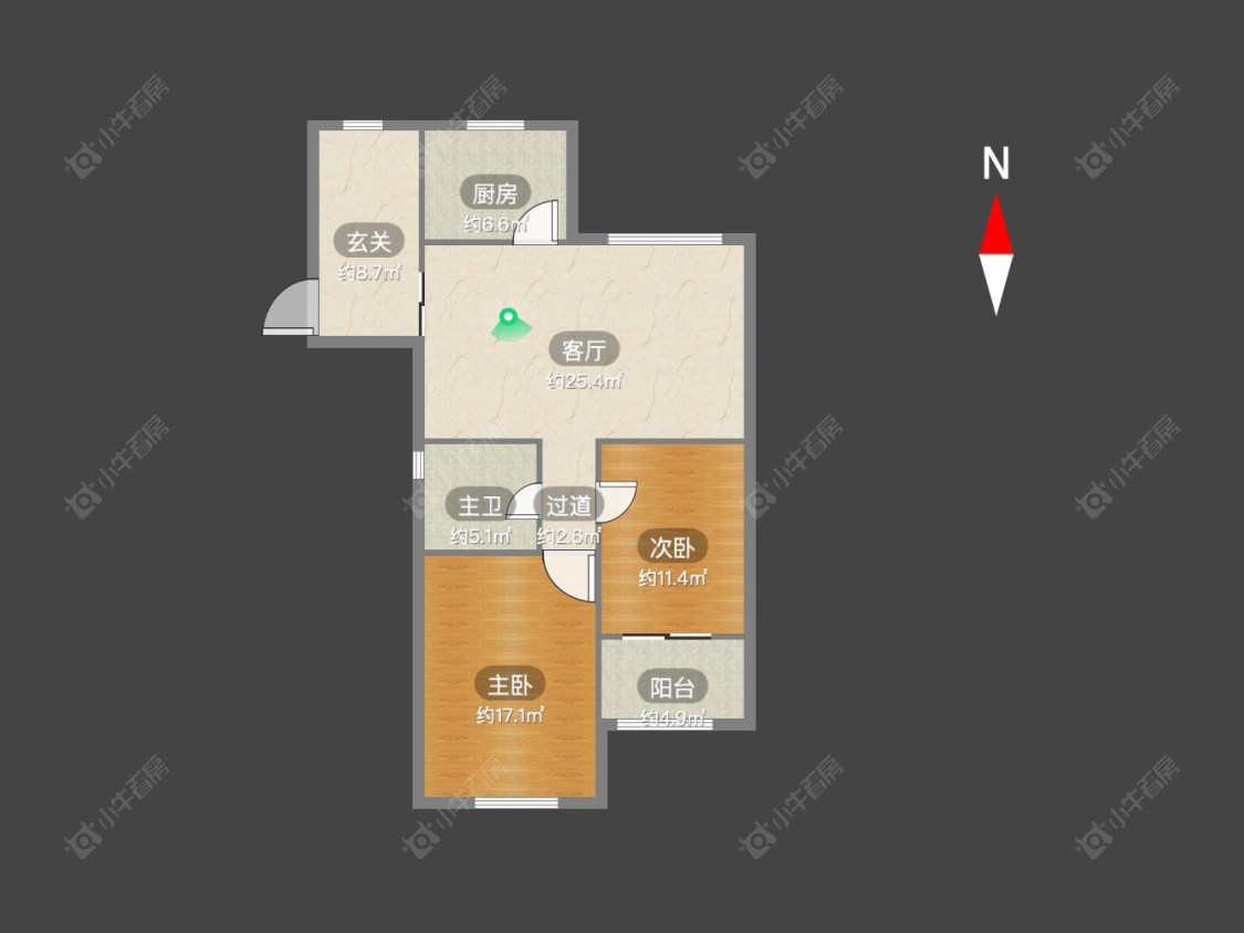 常州康桥水郡在售二手房源户型图_小牛看房