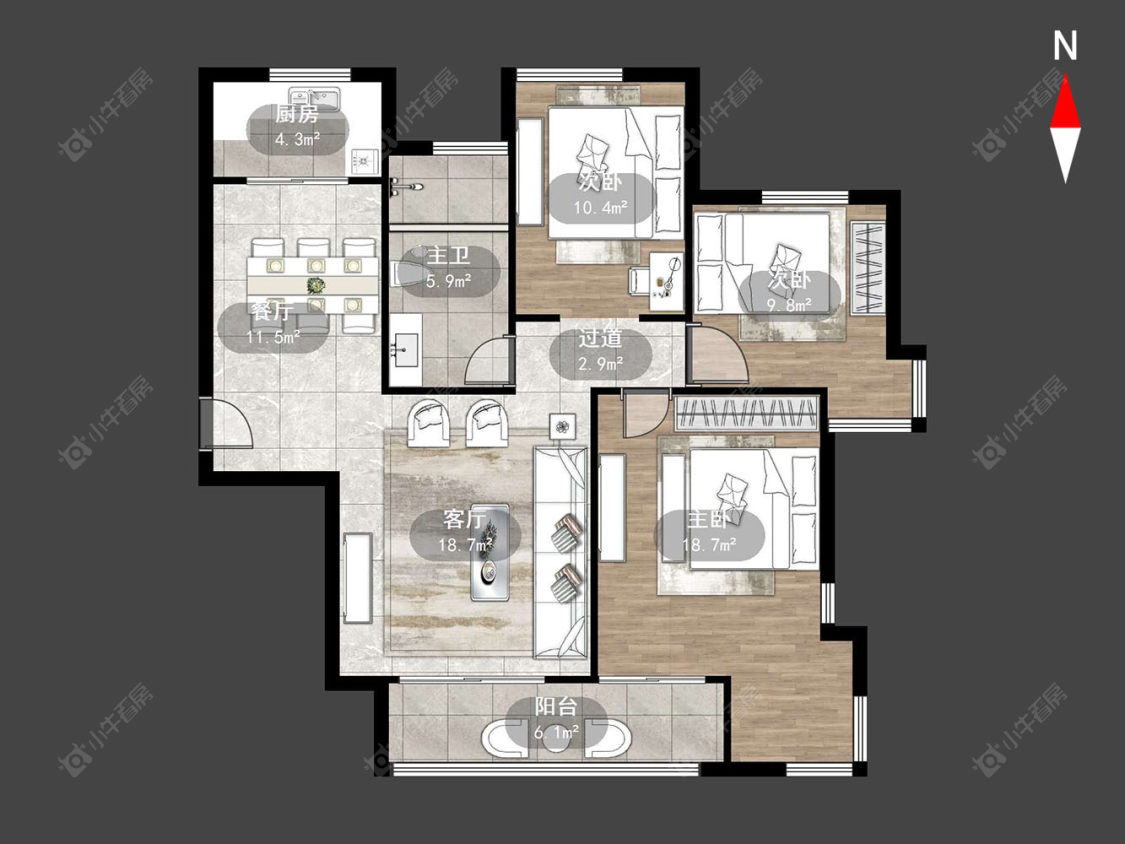 常州景瑞曦城在售二手房_小牛看房