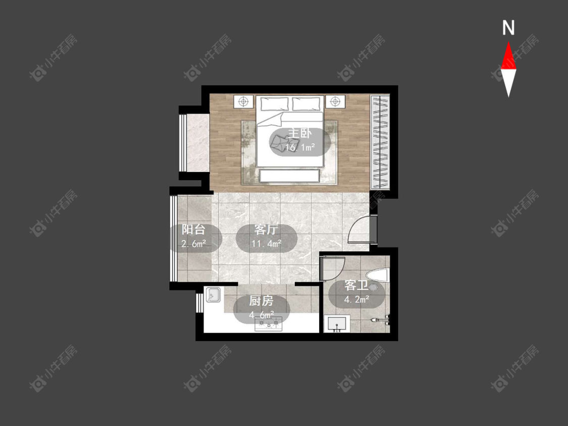 怀德名园房源户型图 常州怀德名园在售二手房源户型图_小牛看房