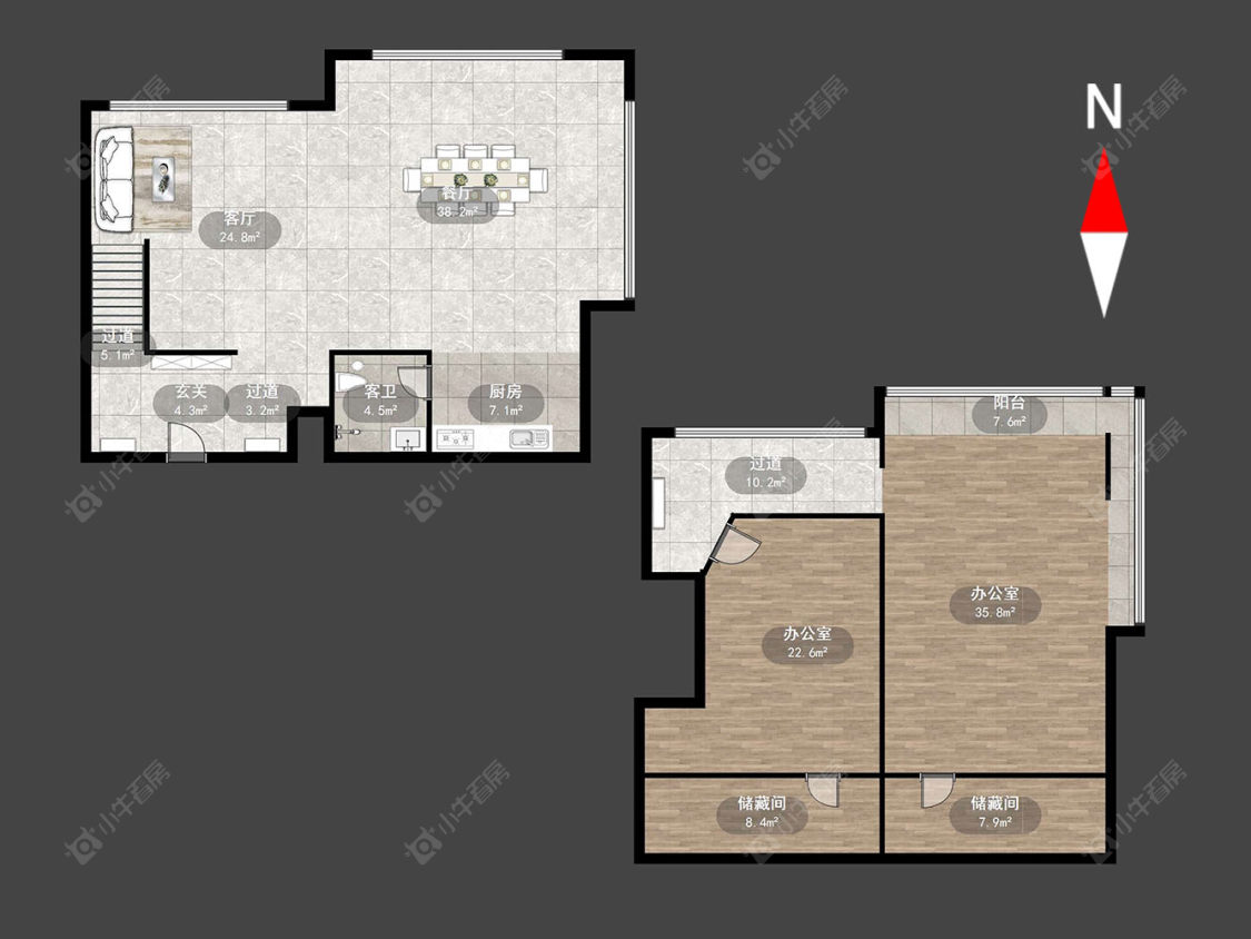 世茂广场房源户型图 常州世茂广场在售二手房源户型图_小牛看房